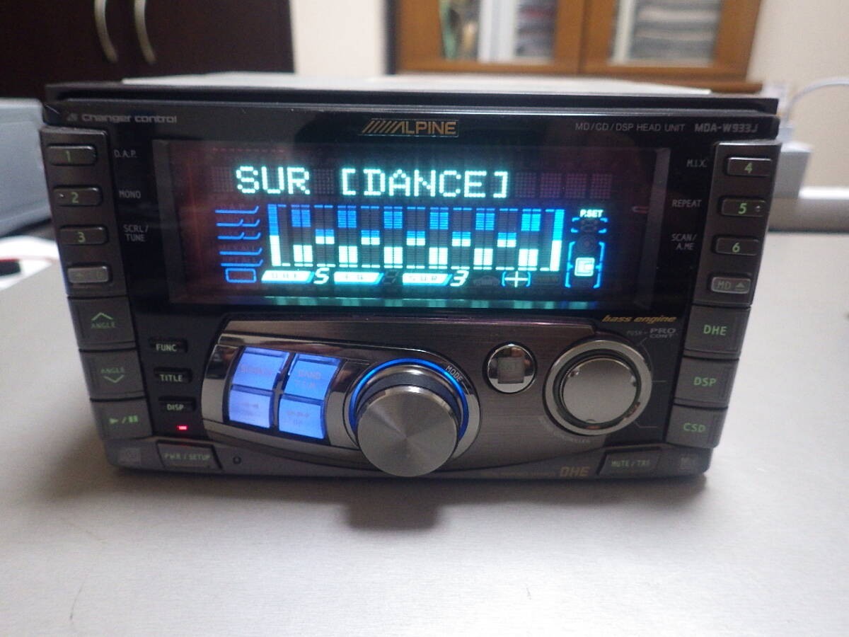 ALPINE MDA-W933J CD MD MiniDisc Player Car Audio JDM