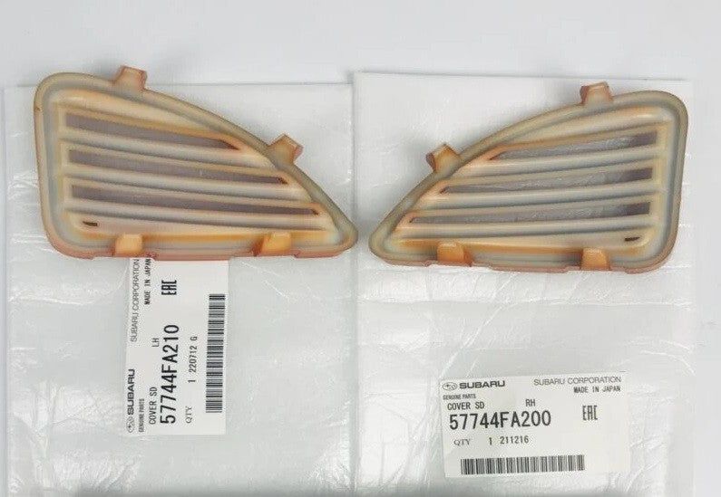 SUBARU Genuine IMPREZA WRX STi GC8 Front Bumper Lower Vent Cover RH & LH Set