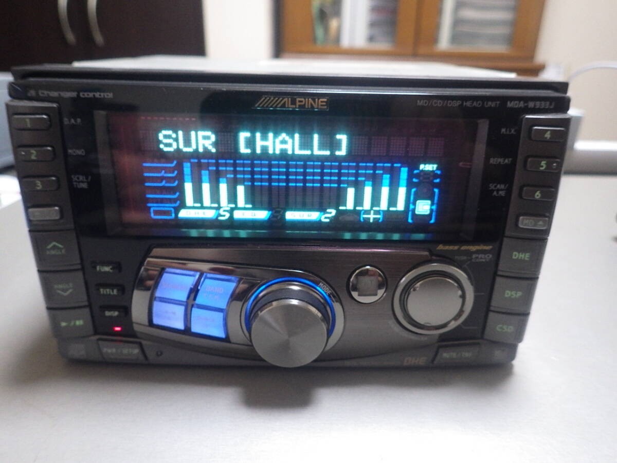 ALPINE MDA-W933J CD MD MiniDisc Player Car Audio JDM