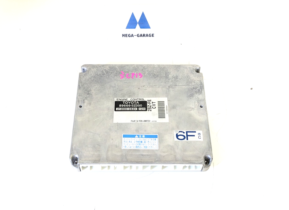 Toyota YARIS Vitz SCP13 2SZ-FE Engine Computer ECU 89666-52350 OEM JDM