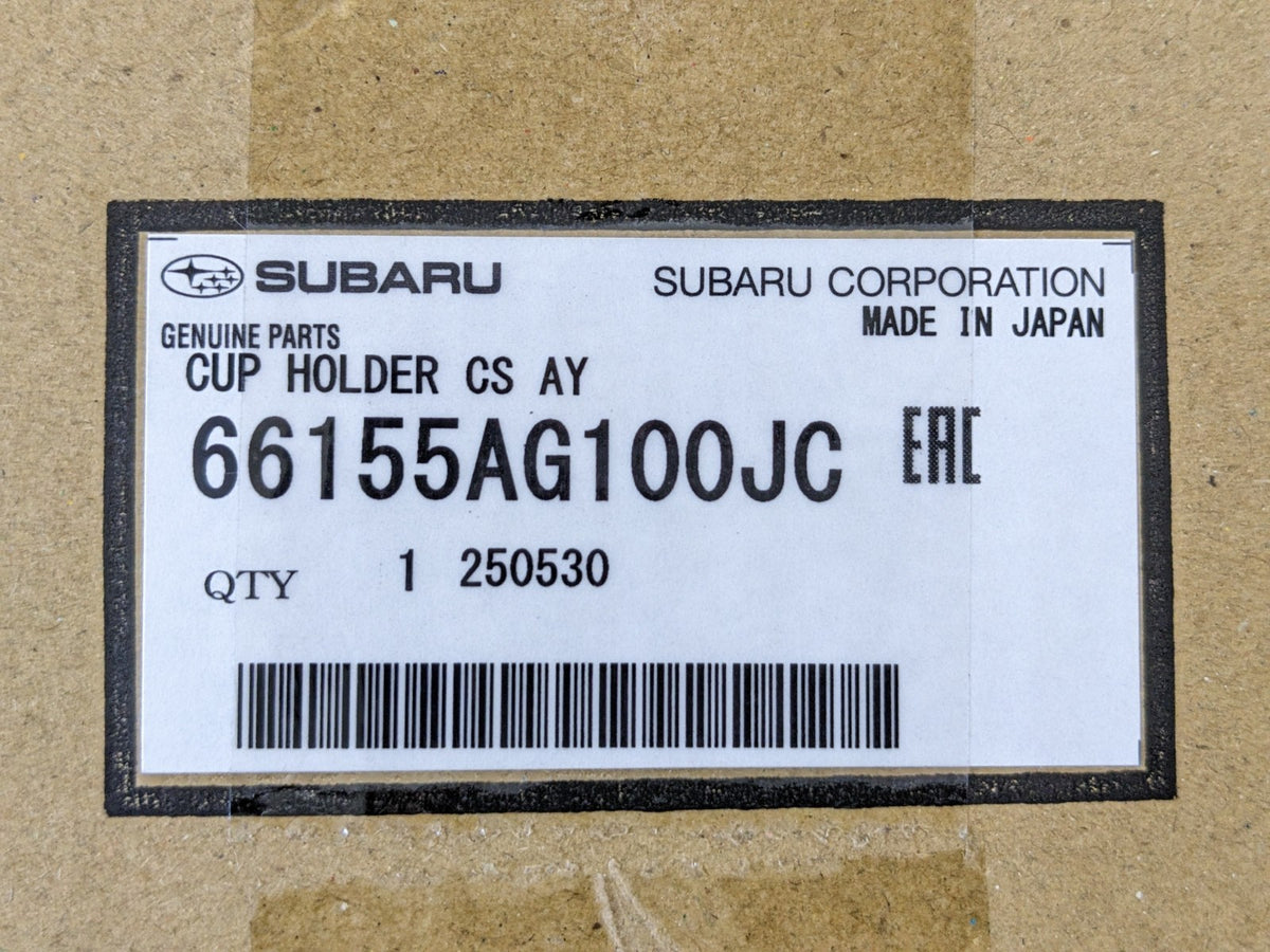 Subaru Genuine 2008-2018 Impreza WRX STi Center Console Cup Holder 66155AG100JC