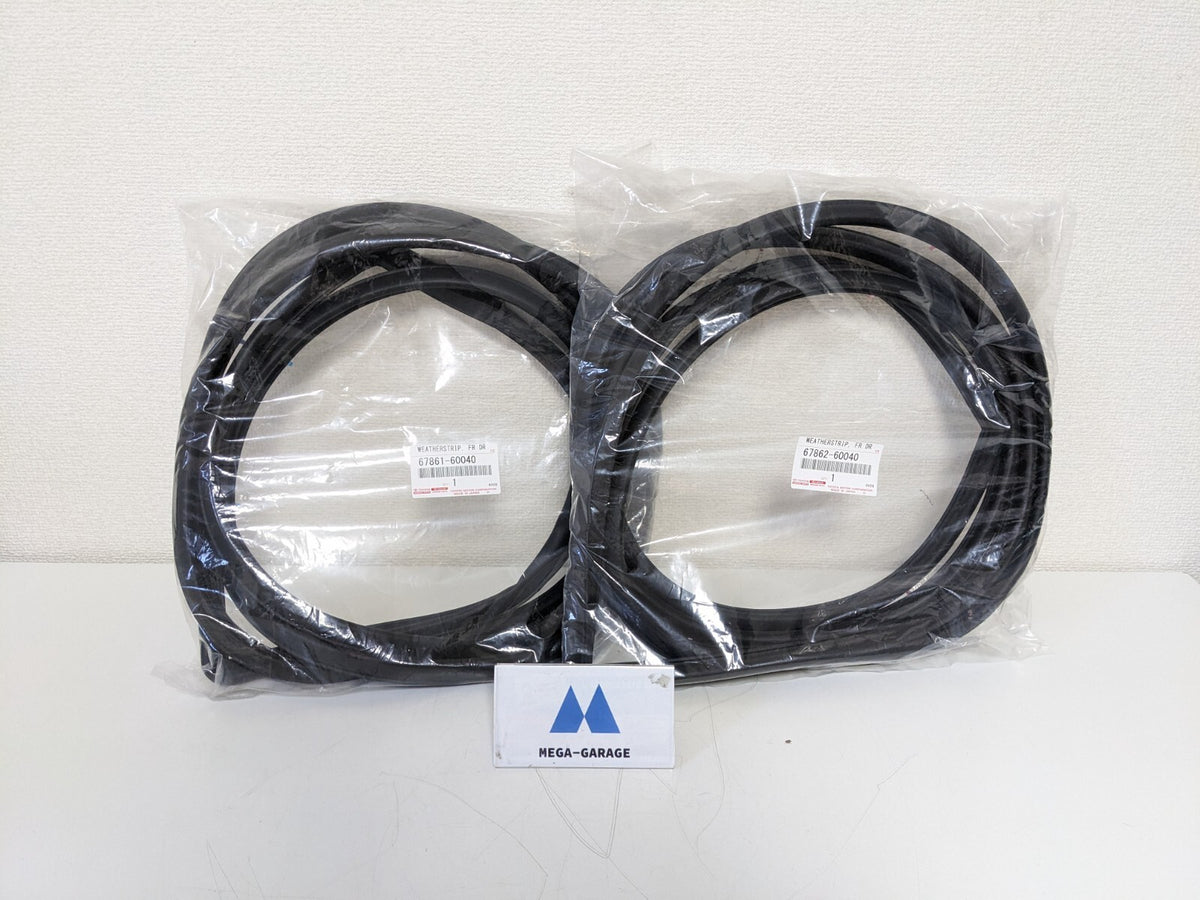 OEM TOYOTA FZJ75 FJ75 BJ75 HZJ75 LandCruiser Front RH LH Set Door WeatherStrip