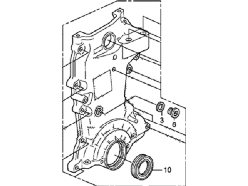 11410-RBJ-J00 OEM HONDA COVER, METAL JACKET 11410-RBJ-J00