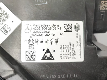 Mercedes Benz Genuine C Class W205 LED Headlight Lamps Left 18-22 RHD
