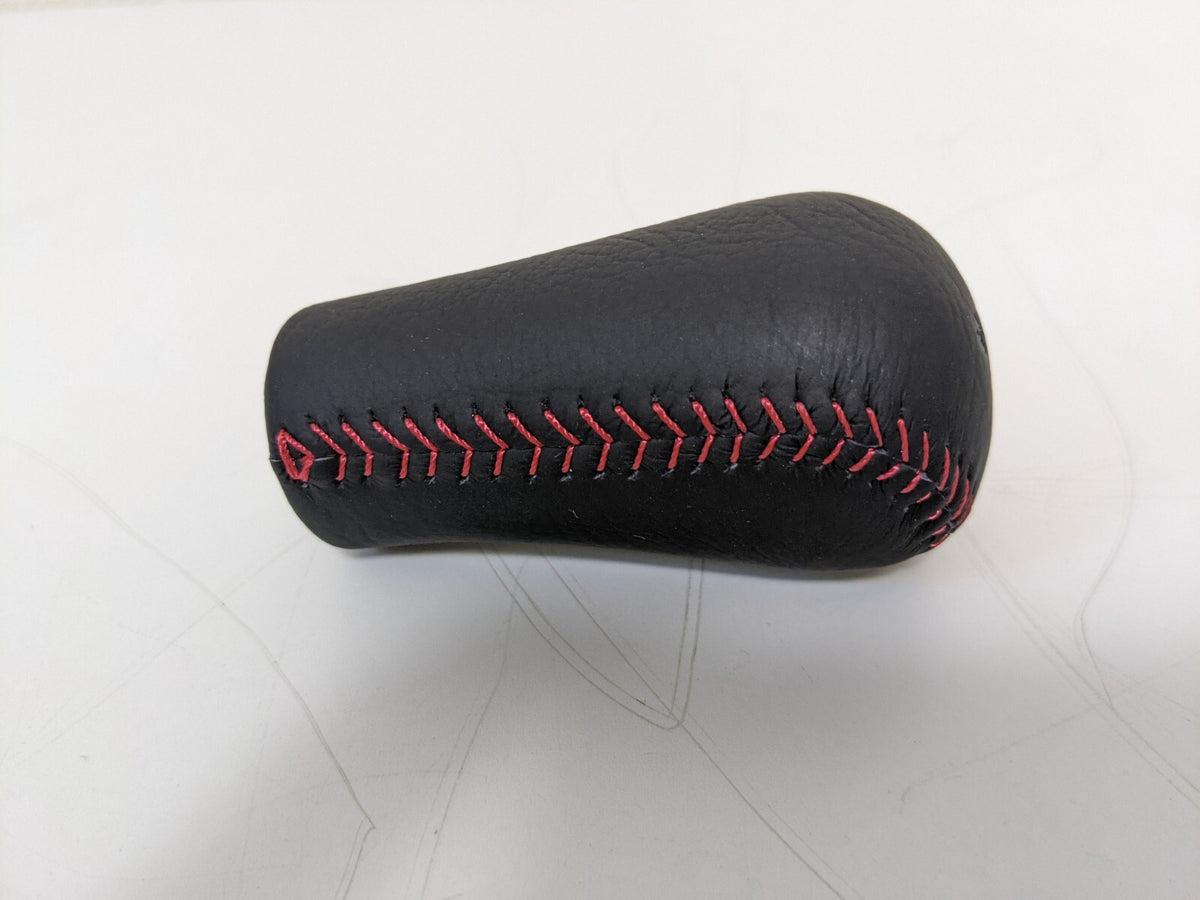 R504-17-520-00 MAZDA RX-7 FD3S SPIRIT-R GENUINE RED STITCH SHIFT KNOB OEM JDM