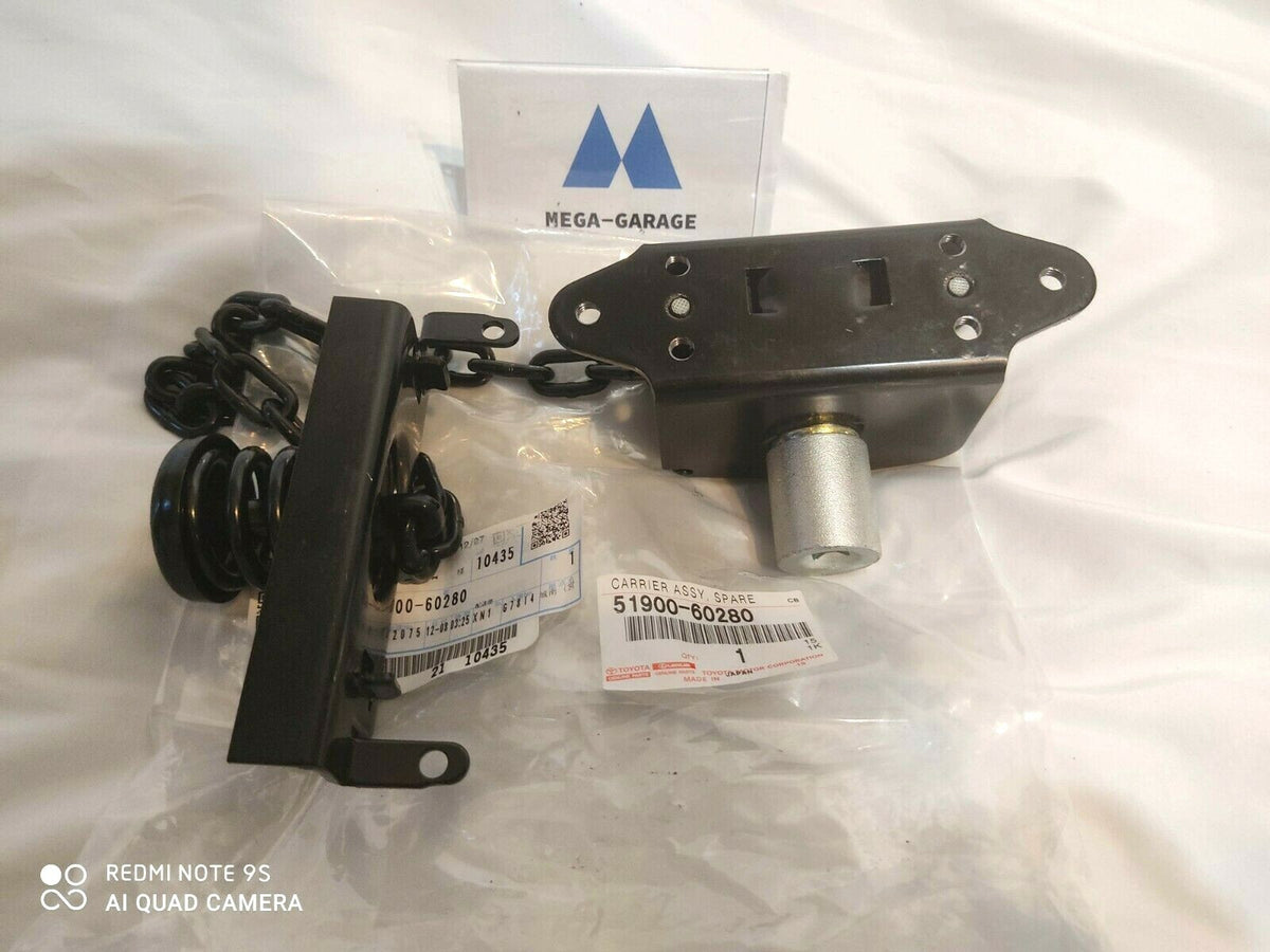 TOYOTA GENUINE 4RUNNER LEXUS GX470 SPARE TIRE CARRIER 2003-2009 OEM 51900-60280
