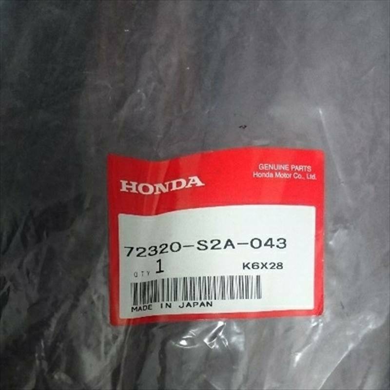 Honda S2000 AP1 AP2 Genuine Weatherstrip, Front. Roof Pillar 72320-S2A-043 OEM