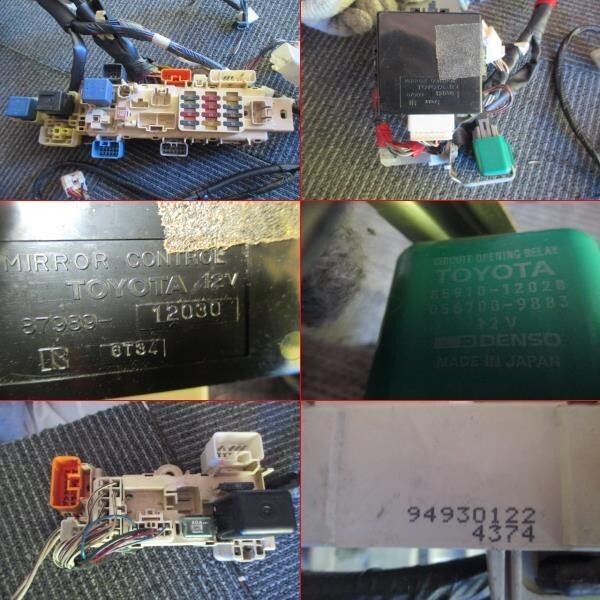 Toyota AE100 5MT Wiring in Dashboard