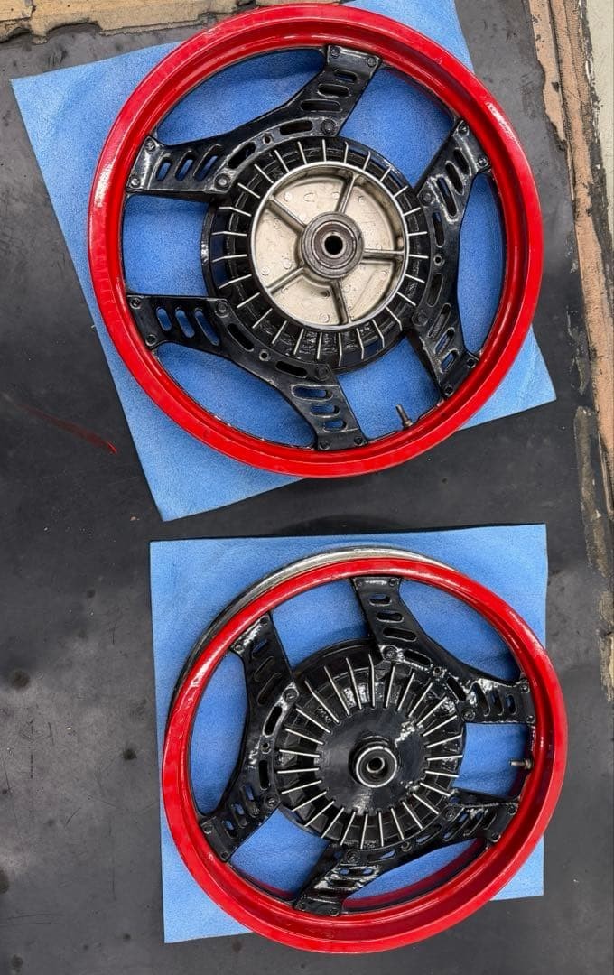 Honda CBX400F NC07 Front & Rear Wheels Set Genuine OEM