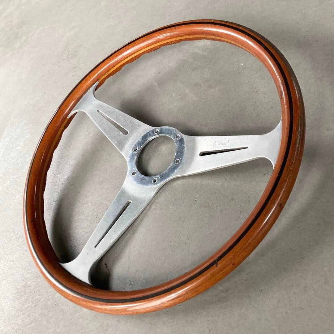 NARDI 38.5cm Wood Steering Wheel