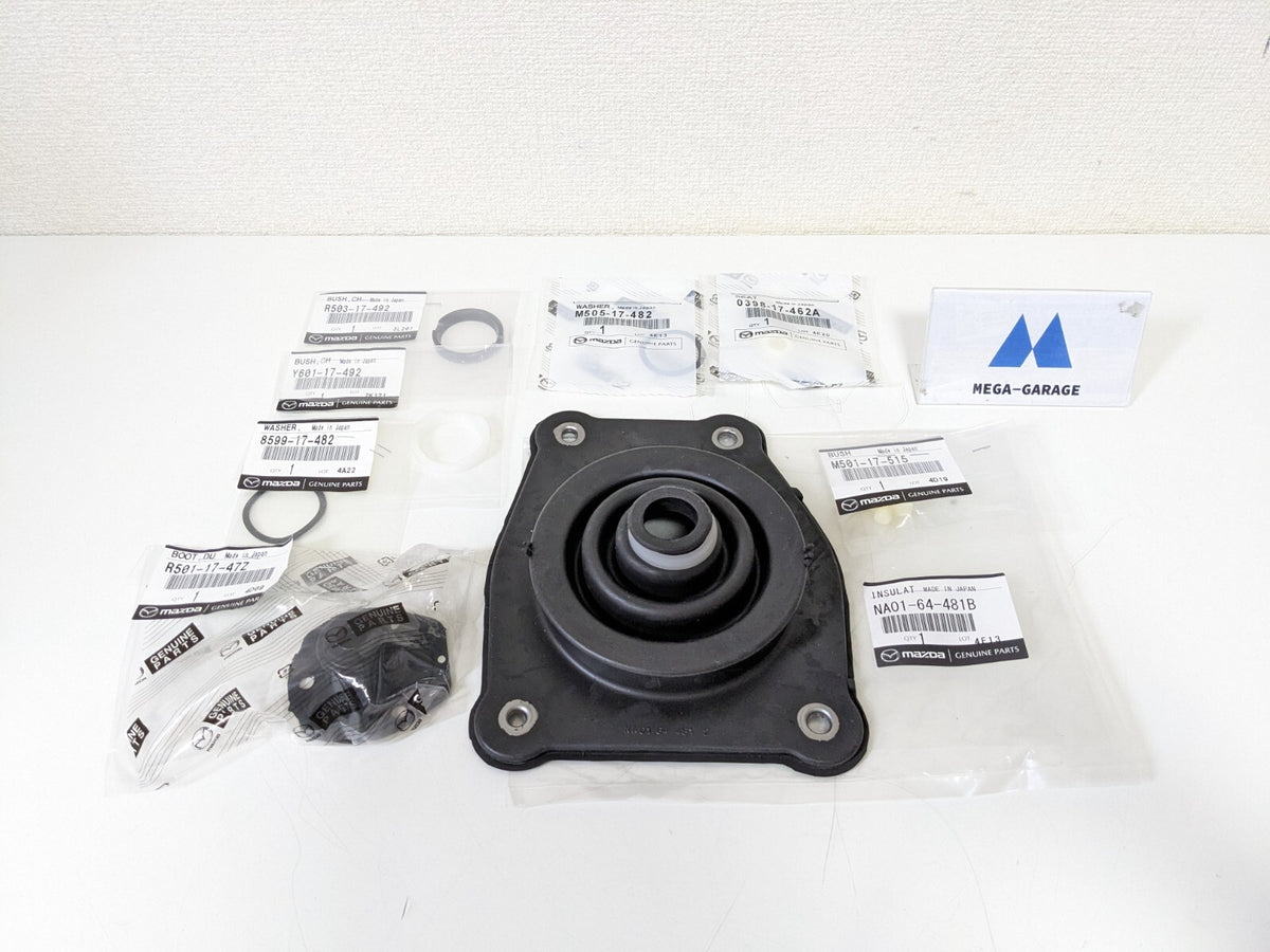 MAZDA MX-5 MIATA 1990-1997 Genuine Turret Insulator Seal Kit Shift Boot Set OEM