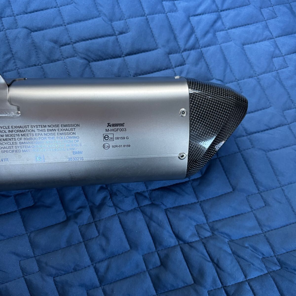 AKRAPOVIC Slip-On Muffler for BMW S1000RR