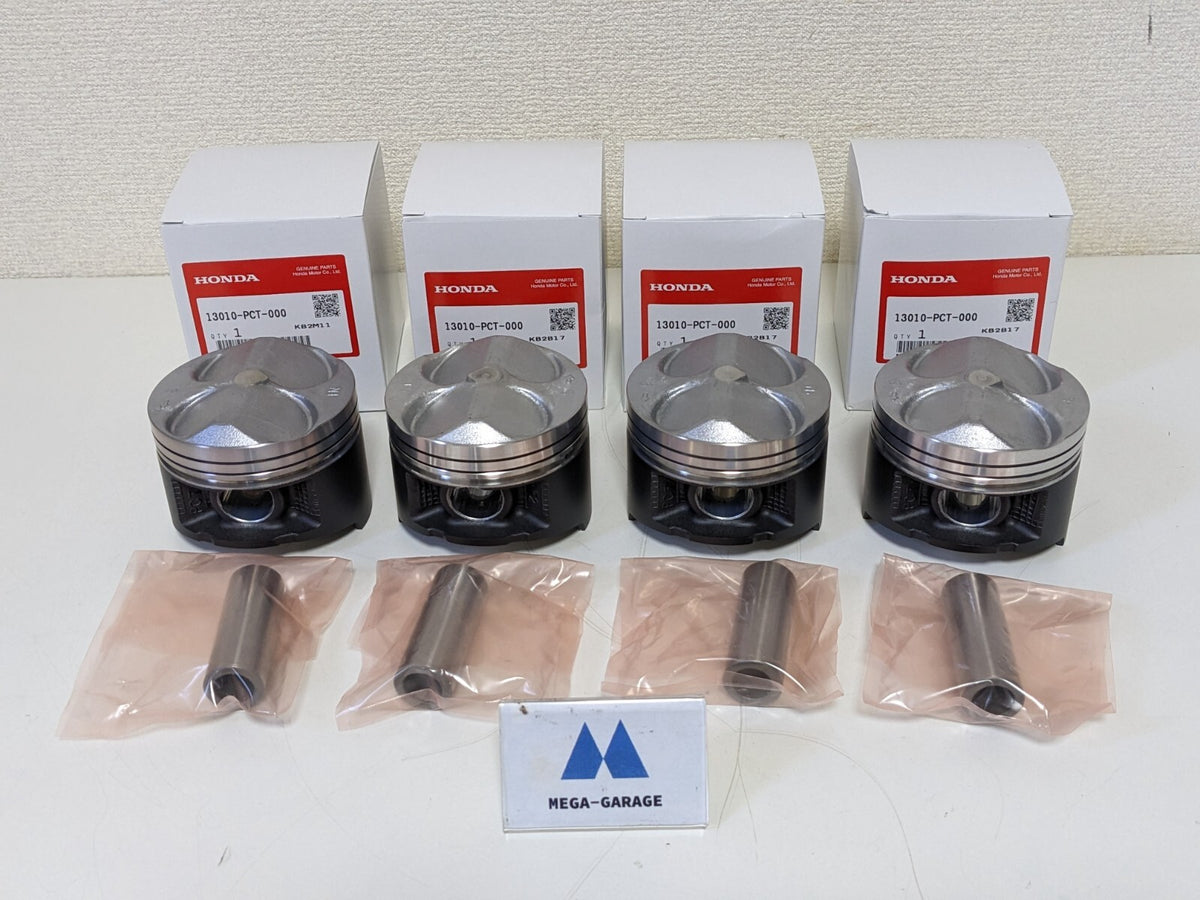 13010-PCT-000 HONDA CIVIC TYPE-R EK9 B16B GENUINE PISTON 4 PEACE FOR B-SERIES