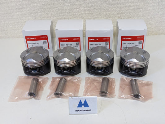 13010-PCT-000 HONDA CIVIC TYPE-R EK9 B16B GENUINE PISTON 4 PEACE FOR B-SERIES
