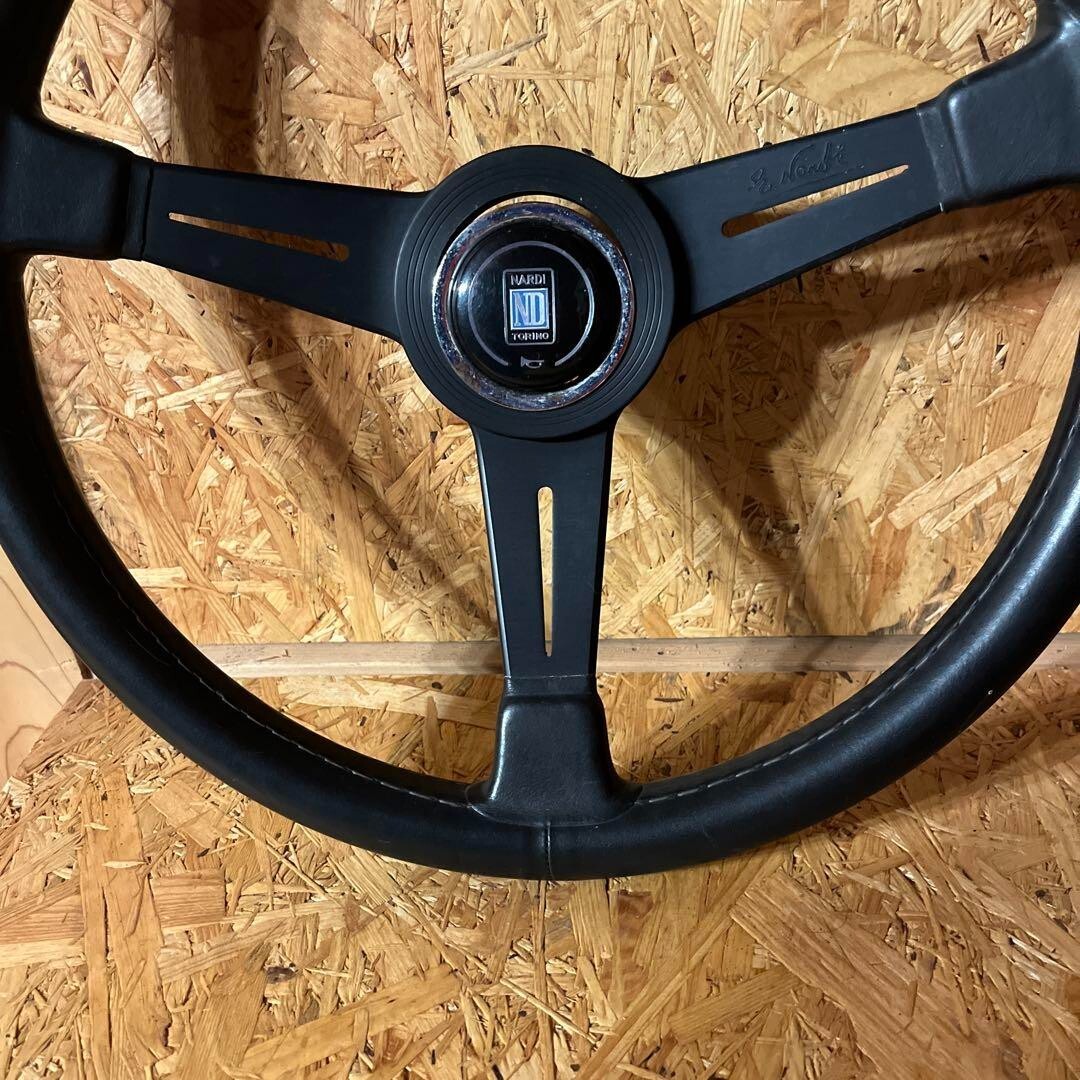 NARDI Steering Wheel Leather Black 36cm