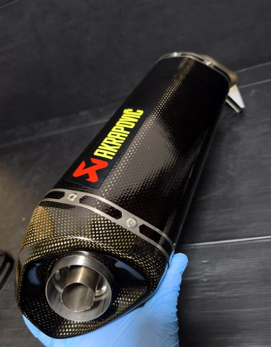 Akrapovic Carbon Slip-On Exhaust Muffler for Honda CBR400R