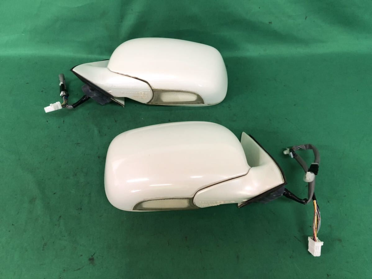 Toyota Celsior UCF30 UCF31 Early Model Genuine Door Side Mirror Set White Pearl