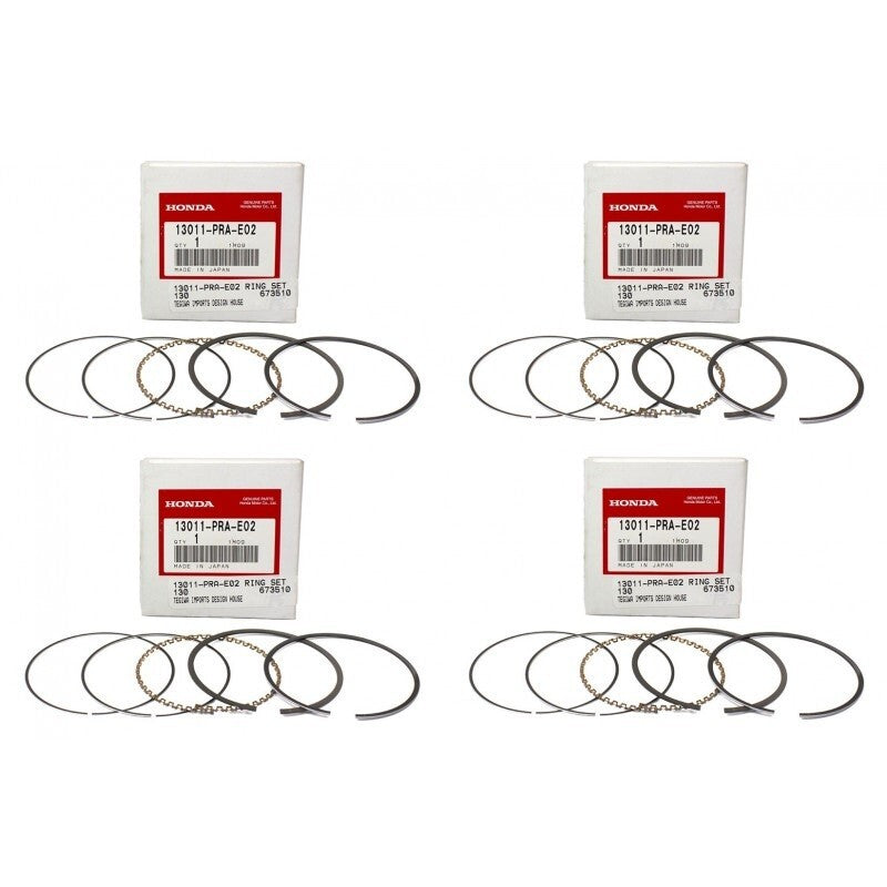 13011-PRA-E02 (4 Qty Set) Honda Civic Type R FD2 Genuine Piston Ring OEM