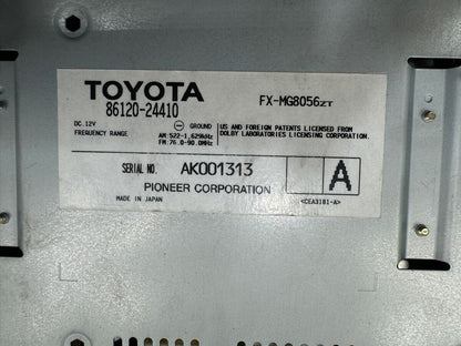 Toyota Soarer UZZ40 Lexus SC430 2001-2005 Pioneer CD MD Player 86120-24410 OEM