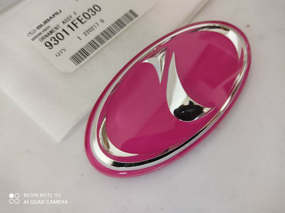 93011FE030 Subaru Impreza GDB GDC STI 2000-2005 Front I Pink Emblem Badge OEM