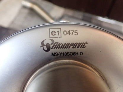 AKRAPOVIC Titanium Slip-On Muffler for YAMAHA YZF-R1 YZFR1 04-06
