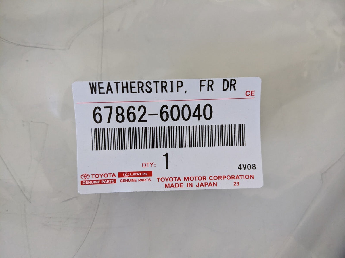 OEM TOYOTA FZJ75 FJ75 BJ75 HZJ75 LandCruiser Front RH LH Set Door WeatherStrip