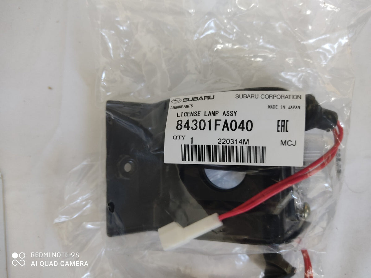 84301-FA040 x2 SUBARU GC8 Impreza WRX STI Rear Number Plate Lamp Light Set