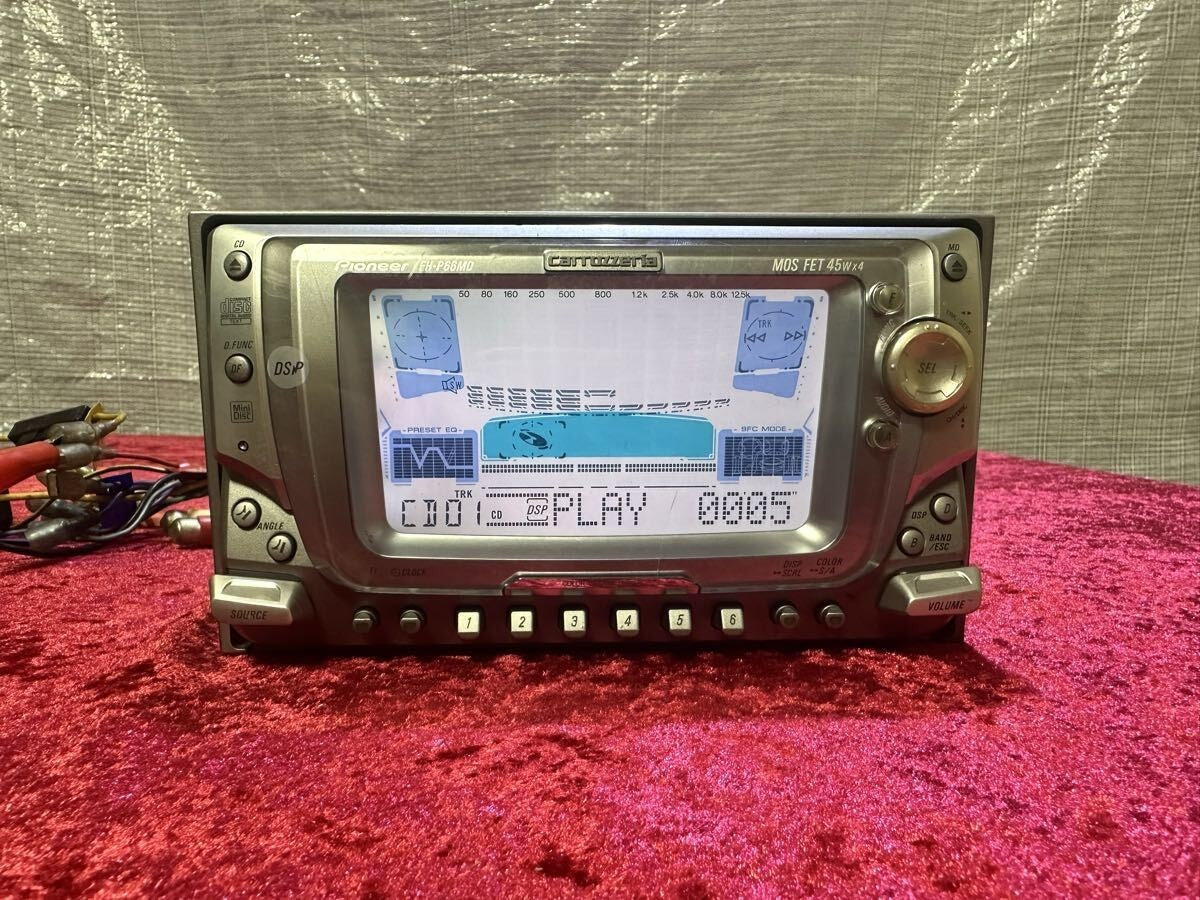 Pioneer Carrozzeria FH-P66MD 2DIN CD MD Car Stereo