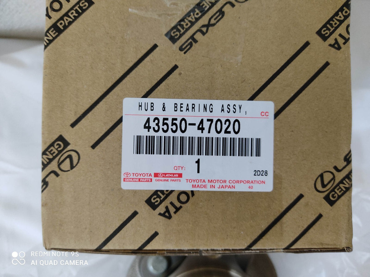 43550-47020 Genuine Toyota Hub Assembly 4355047020 MADE IN JAPAN