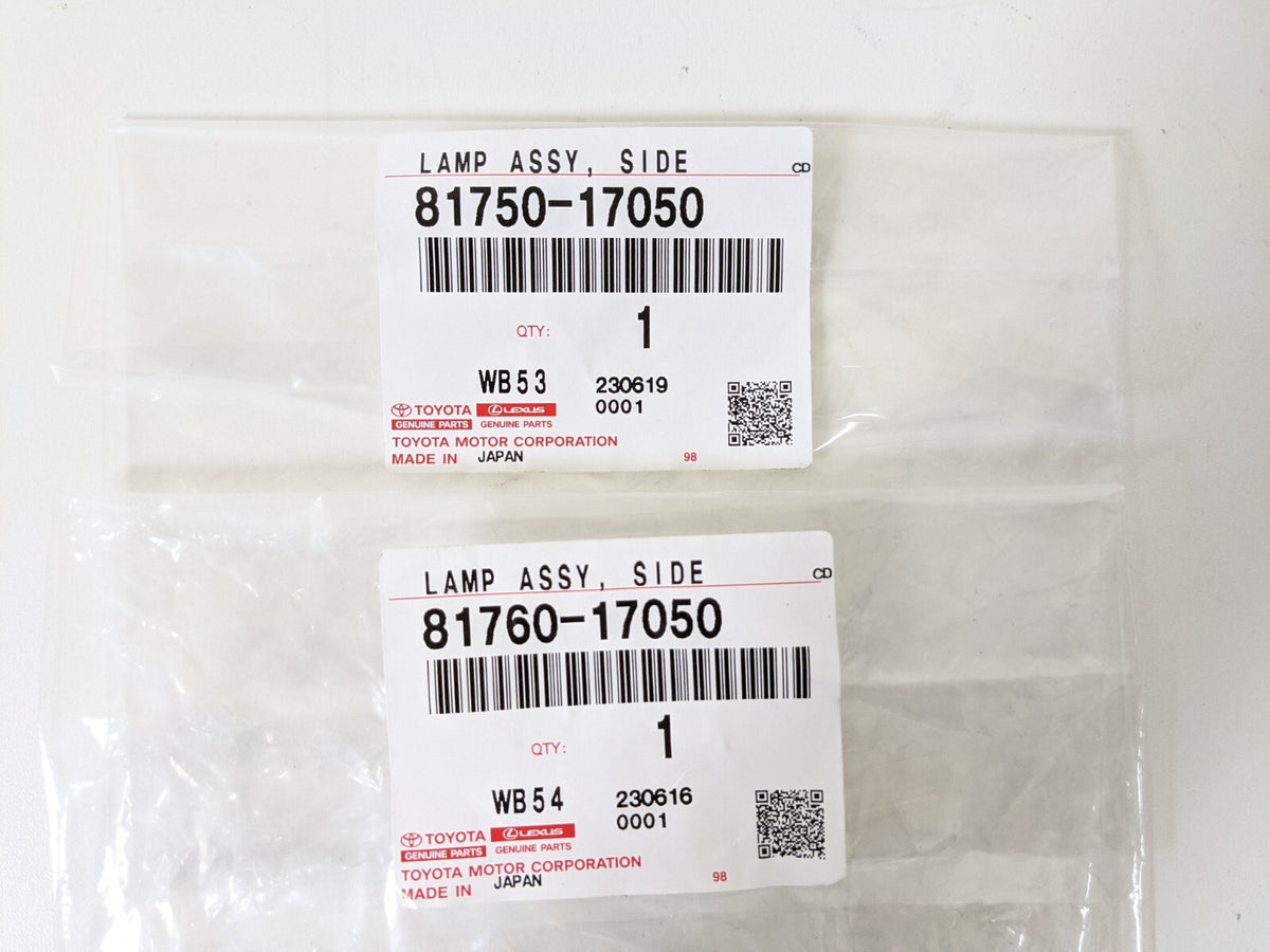 Genuine Toyota MR-2 SW20 Rear Corner lens Tail lamp Left & Right Set