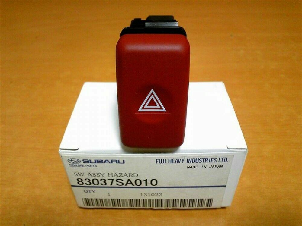 83037SA010 Subaru Forester STI SG5 SG9 SG9L 03-07 Genuine Red Hazard Switch Butt