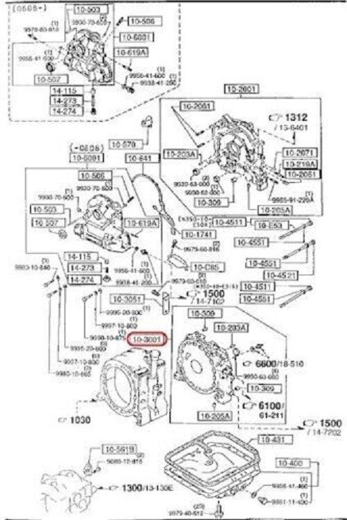 N370-10-C50A OEM MAZDA N37010C50A CASE, METAL