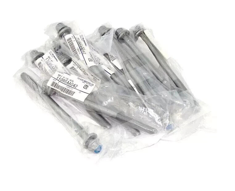 Subaru Genuine IMPREZA WRX STI FORESTER CYLINDER HEAD BOLT 11095AA042 Set of 12