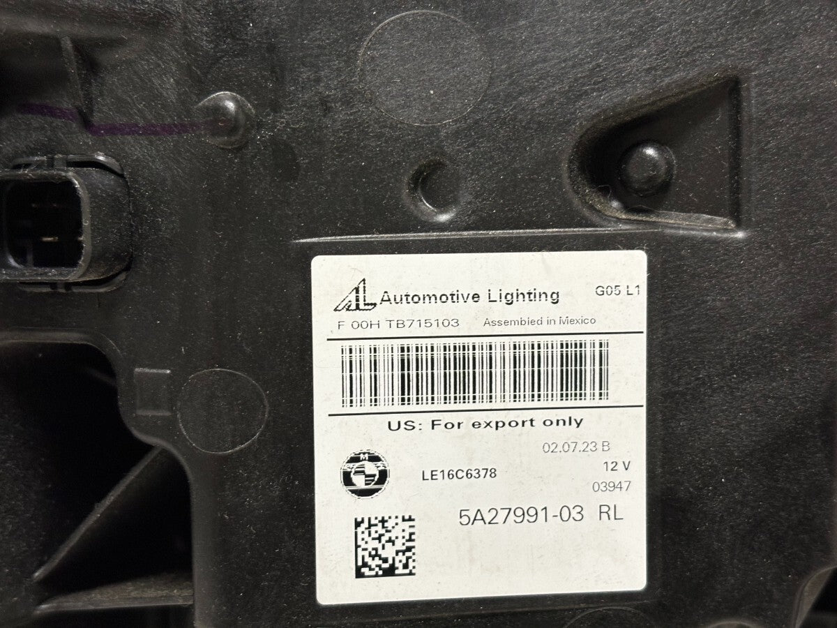 BMW X5 X6 G05 G06 LED Headlight Left