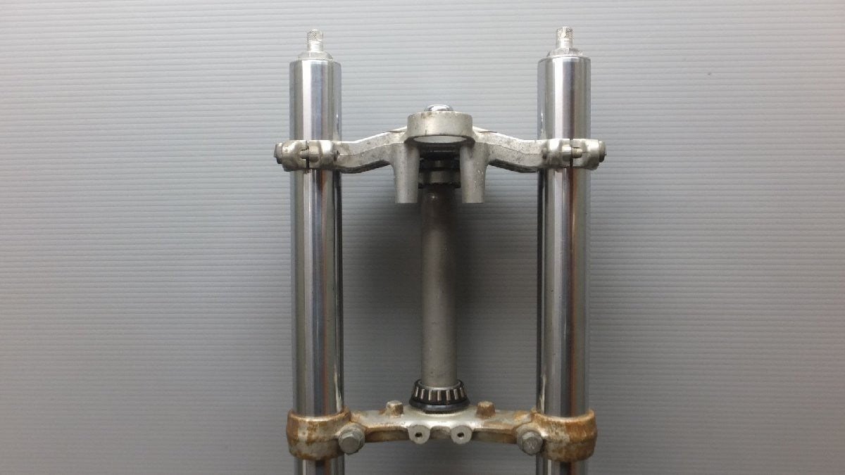Yamaha TZR250 1KT Front Fork 39mm Stem Triple Tree Top Bridge Axle Shaft