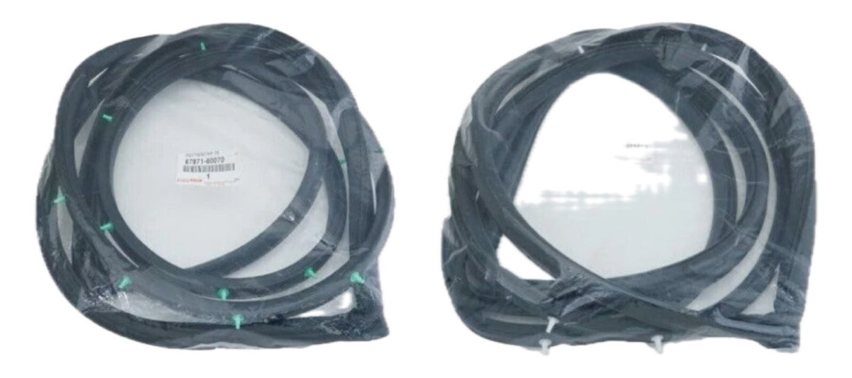 Toyota OEM Left Right set Rear Door Rubber Seal suitable 60070 for Landcruiser