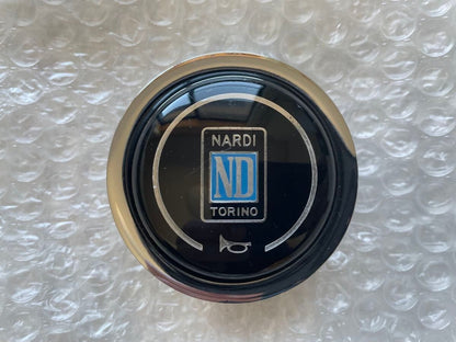 NARDI Classic Wood & Polished Spoke 36.5cm Steering Wheel