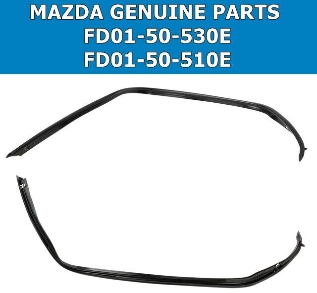 MAZDA RX-7 FD3S Genuine Front Door Drip Molding Left & Right set OEM JDM