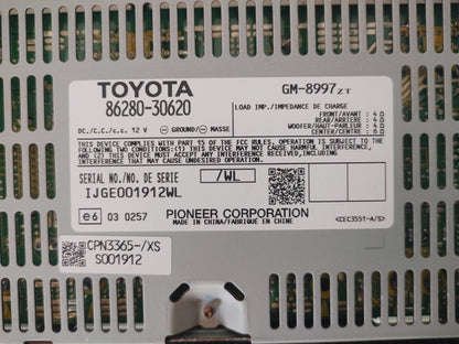 LEXUS GS350 GS430 GS450H OEM PIONEER STEREO AMPLIFIER 86280-30620
