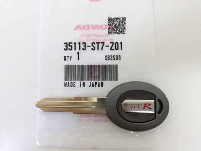 35113-ST7-Z01 HONDA INTEGRA TYPE-R DC2 DB8 Genuine Blank Key Uncut Spare OEM