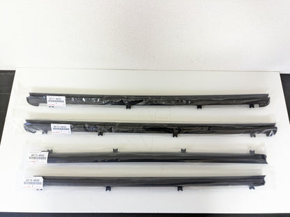 Lexus OEM WEATHERSTRIP, FRONT & REAR DOOR GLASS, INNER RH & LH SET Genuine