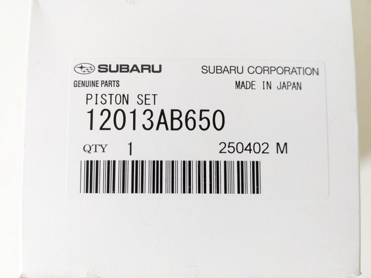 SUBARU Genuine 12013-AB650 Piston Set Right Std A Passenger Side 12013AB650