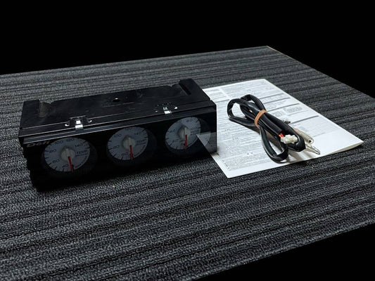 Defi DIN Gauge Triple Gauge 1DIN Water Temp, Oil Temp, Oil Pressure Gauge Set