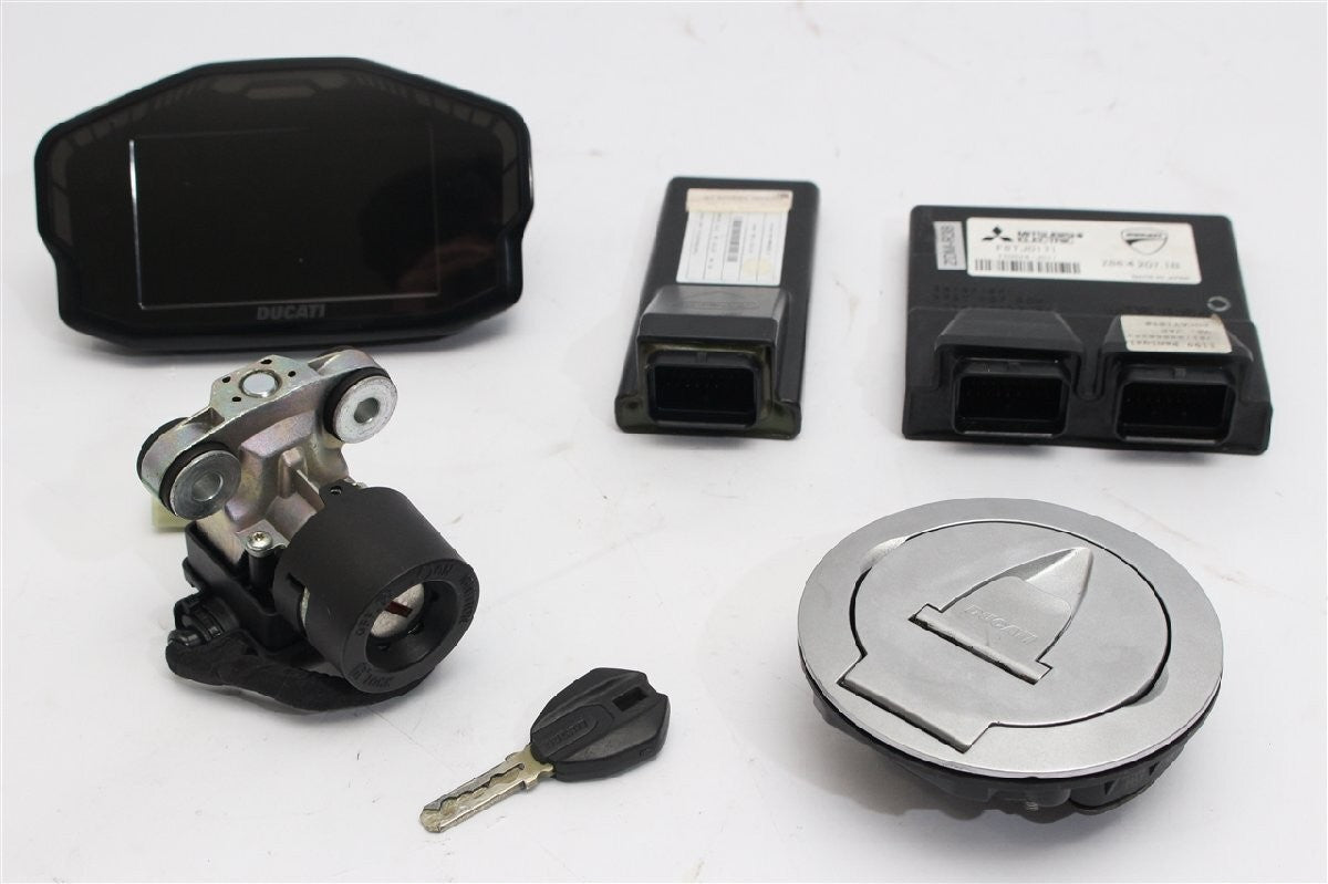 Ducati 1199 Panigale S 2012-2014 Ignition Key Set Instrument Cluster ECU OEM