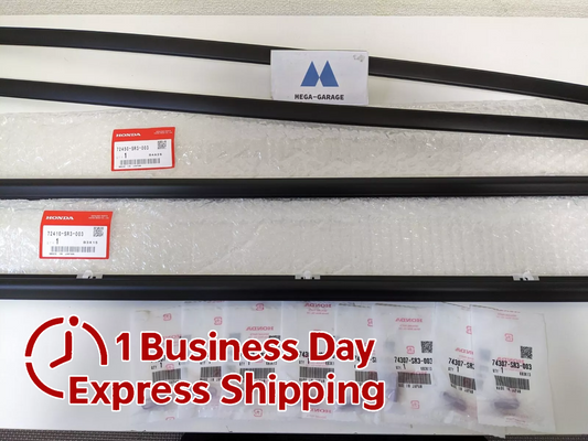 Genuine 92-95 Honda Civic EG4 EG6 Door Molding & Roof Molding & Clips