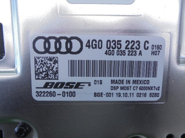 Audi A6 A7 S6 Porsche Macan Audio Amplifier Amp 4G0035223C