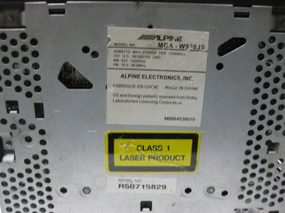 Alpine MDA-W920JS MP3 MDLP 2D Size CD & MD Deck Player