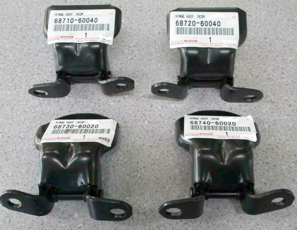 Genuine Toyota Corolla LEVIN TRUENO AE86 Door Hinge Set Of 4