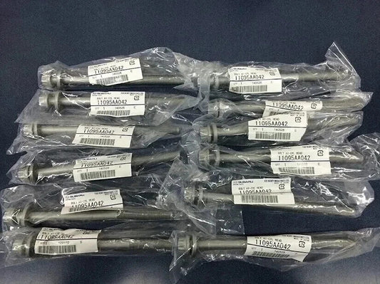 Subaru Genuine IMPREZA WRX STI FORESTER CYLINDER HEAD BOLT 11095AA042 Set of 12