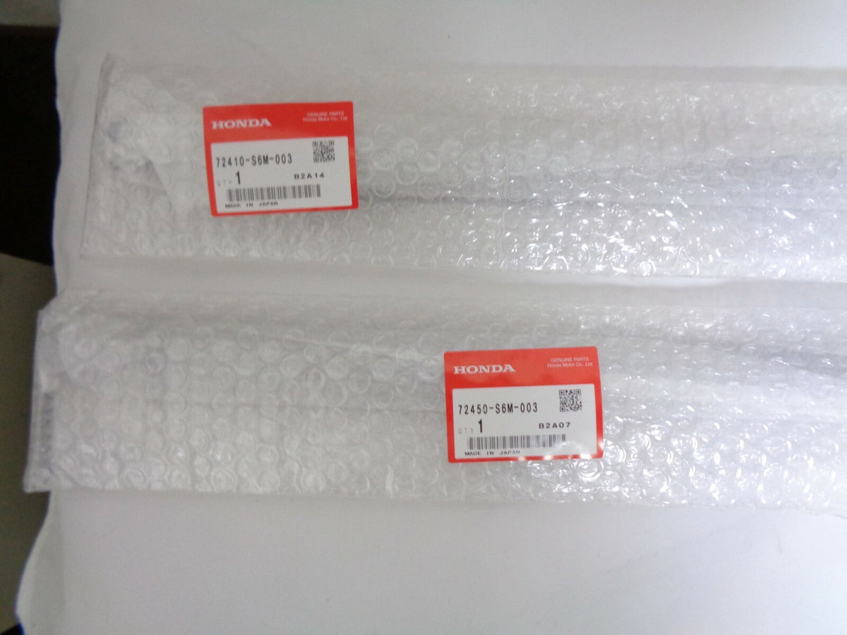 HONDA GENUINE INTEGRA ACURA RSX DC5 DOOR WINDOW MOLDING WEATHERSTRIP SEAL SET